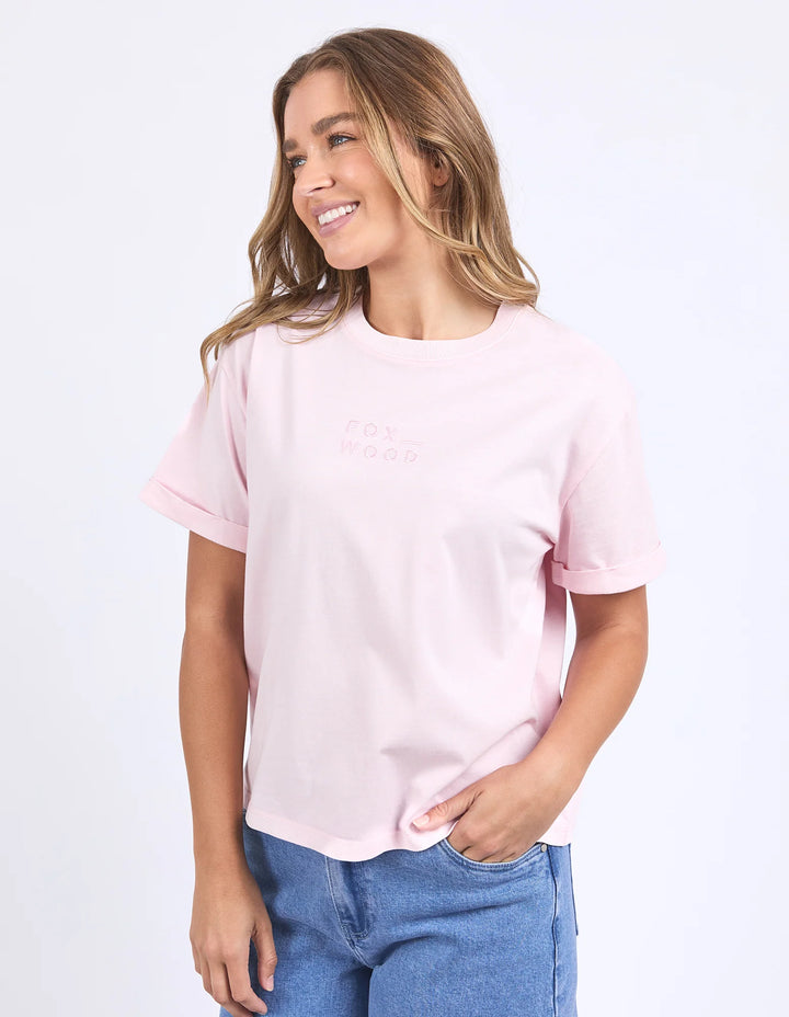 Huntleigh Oversized Tee Pale Pink