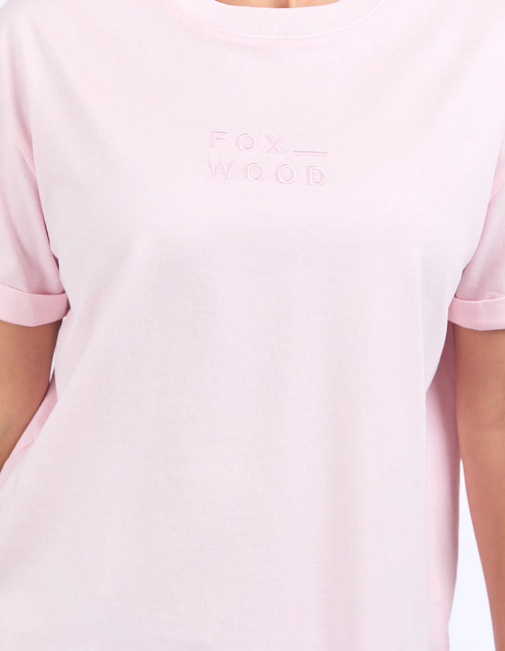 Huntleigh Oversized Tee Pale Pink