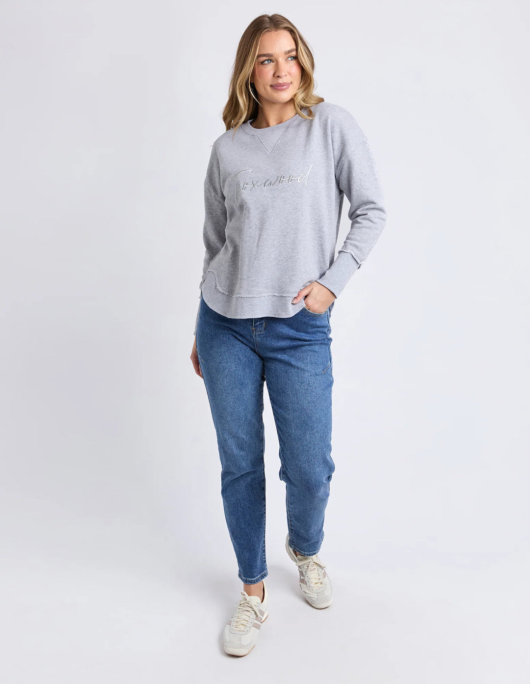 Foxwood Signature Crew Grey Marle