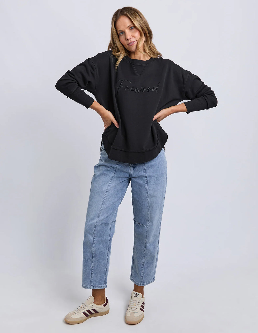 Foxwood Signature Crew Washed Black