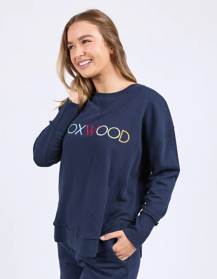 Simplified Confetti Crew in Navy - Foxwood