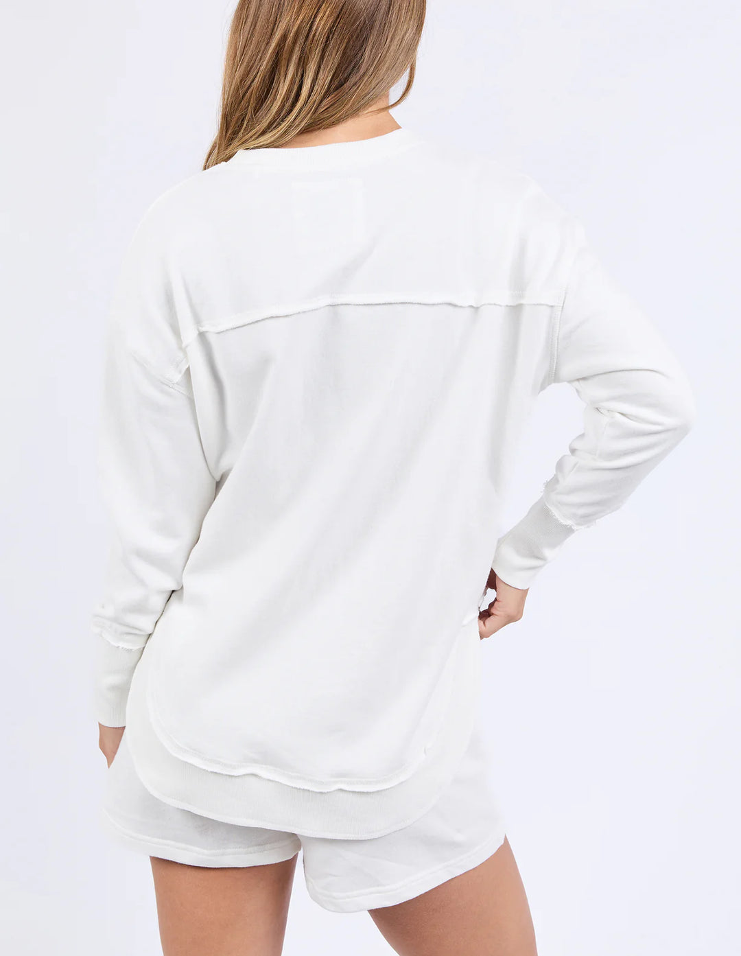 Simplified Confetti Crew in Vintage White - Foxwood
