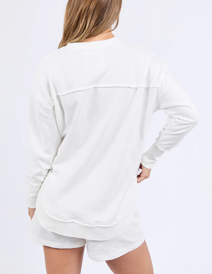Simplified Confetti Crew in Vintage White - Foxwood
