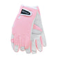 Crystal Pink Sprout Goatskin Gloves