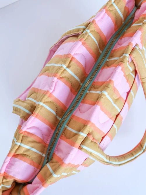 Sunrise Stripe Quilted Bag