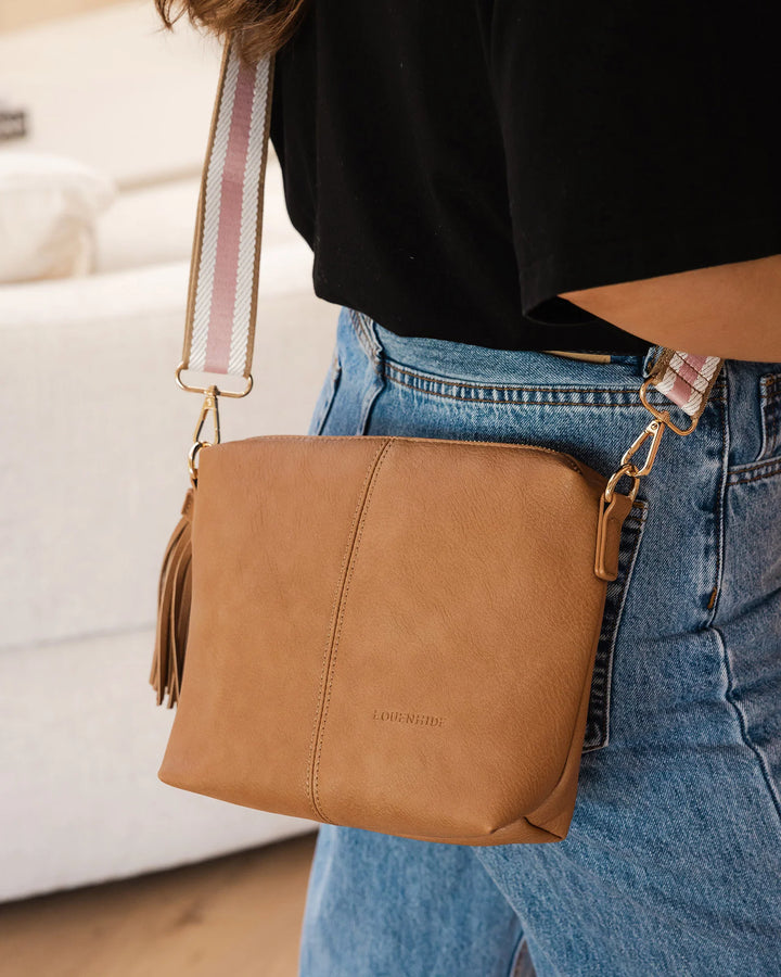 Kasey Stripe Crossbody Bags