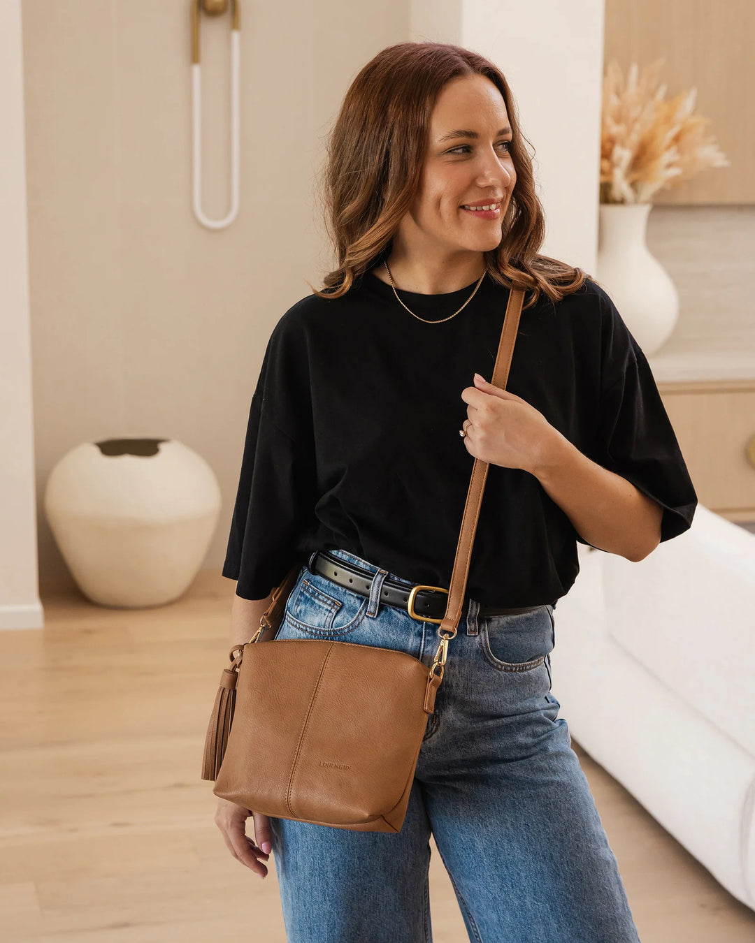 Kasey Stripe Crossbody Bags