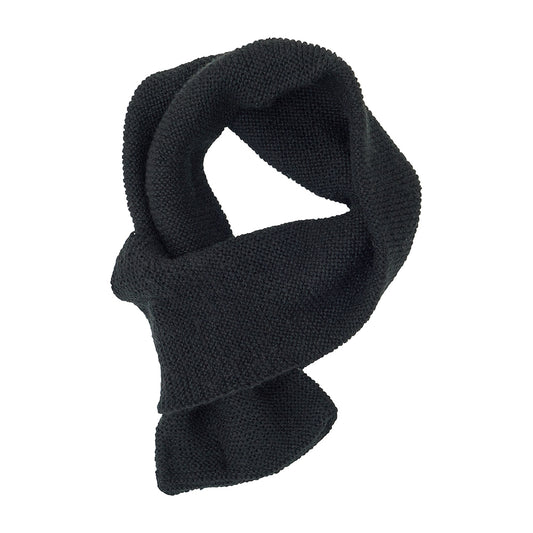 Scarf- Slip Through Knit – Black