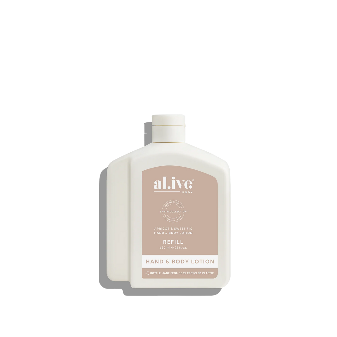 650ML LOTION REFILL - APRICOT & SWEET FIG