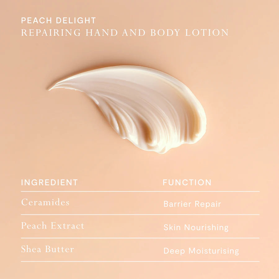 PEACH DELIGHT REPAIRING HAND & BODY LOTION