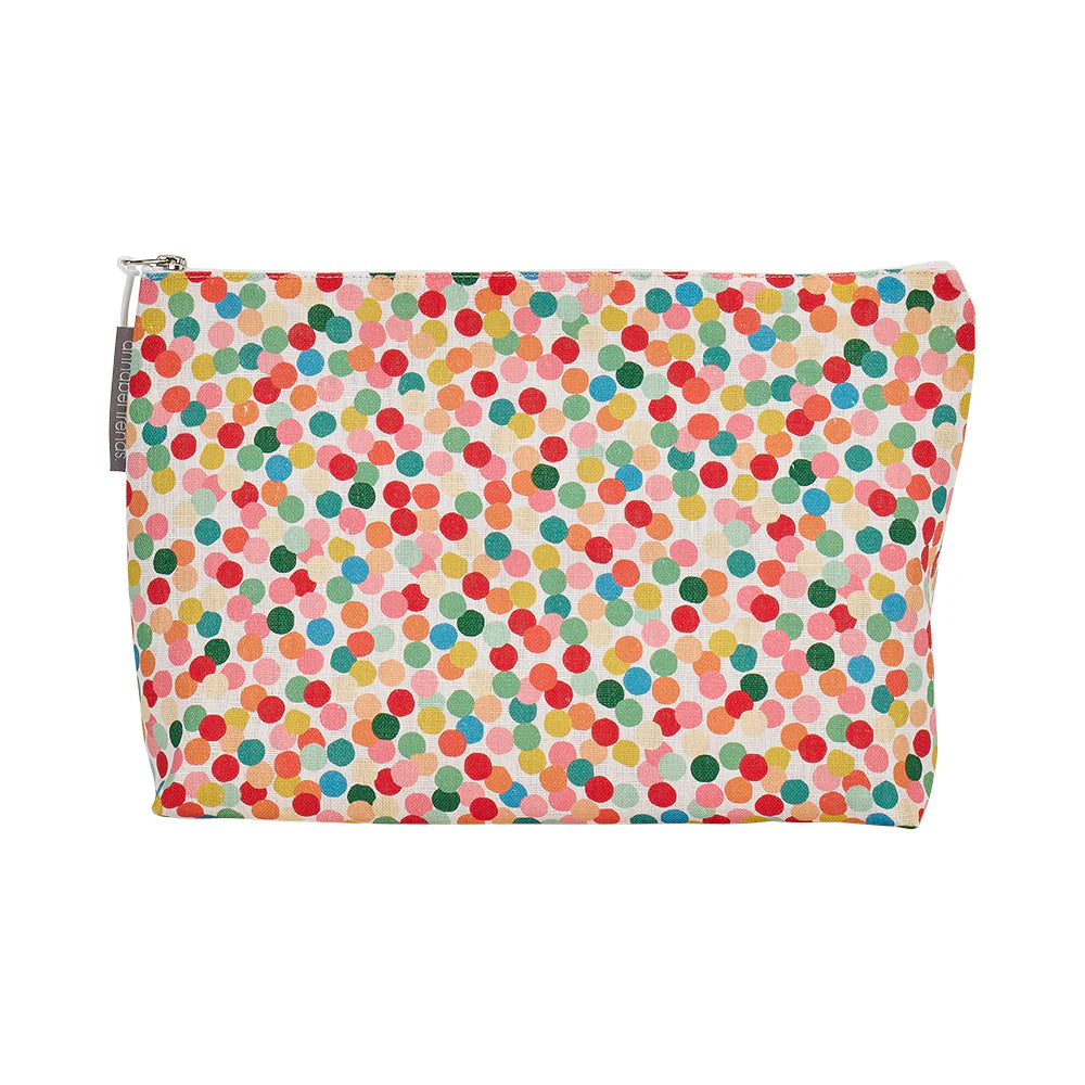 Linen Cosmetic Bags - Confetti