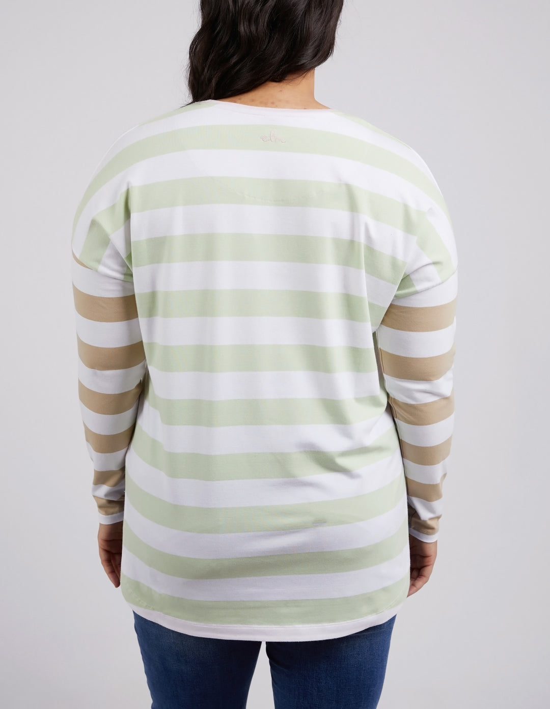 Vista Long Sleeve Tee - Matcha/Pearl/Pink/Irish Cream