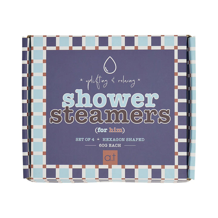 Shower Steamer Mens Gift Box - Hex Collection 4pc