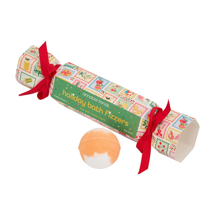 Xmas Bonbon Bath Fizzers - Sea Salt & Lime