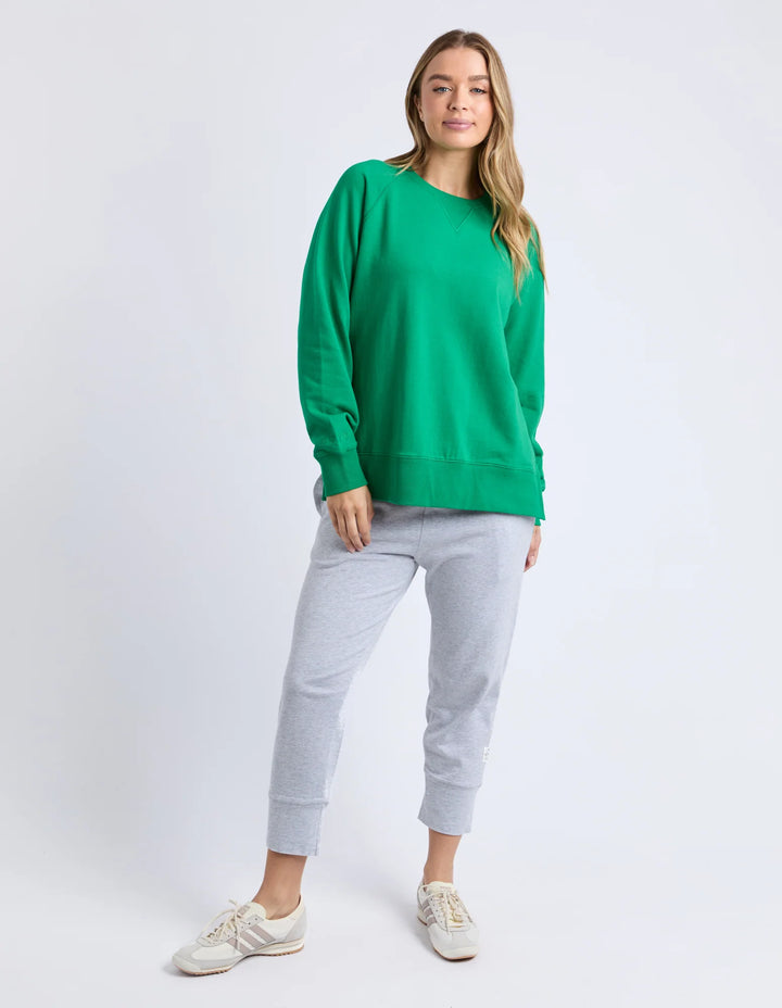 Melbourne Crew Pine Green