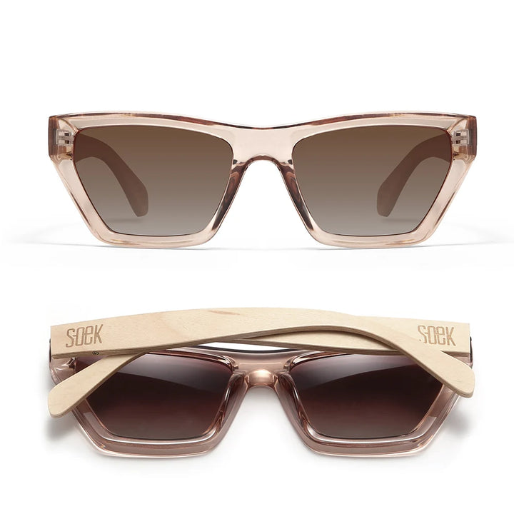 NILAA MOCHA l Graduated Brown Lens l White Maple Arms