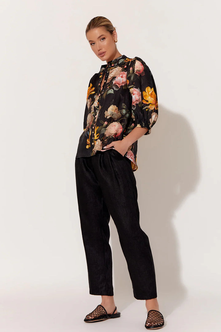 LILIAN FLORAL 3/4 SLEEVE SHIRT (FLORAL)