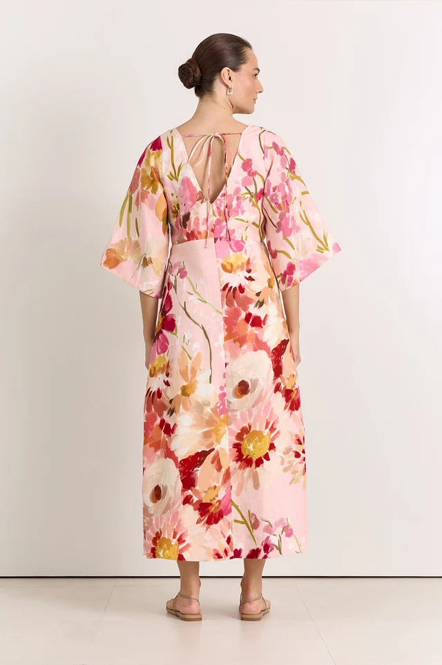 Odette Linen Midi Dress