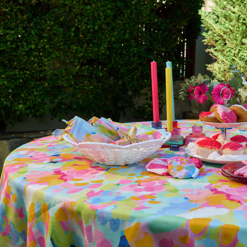 Round Tablecloth - Good Vibes