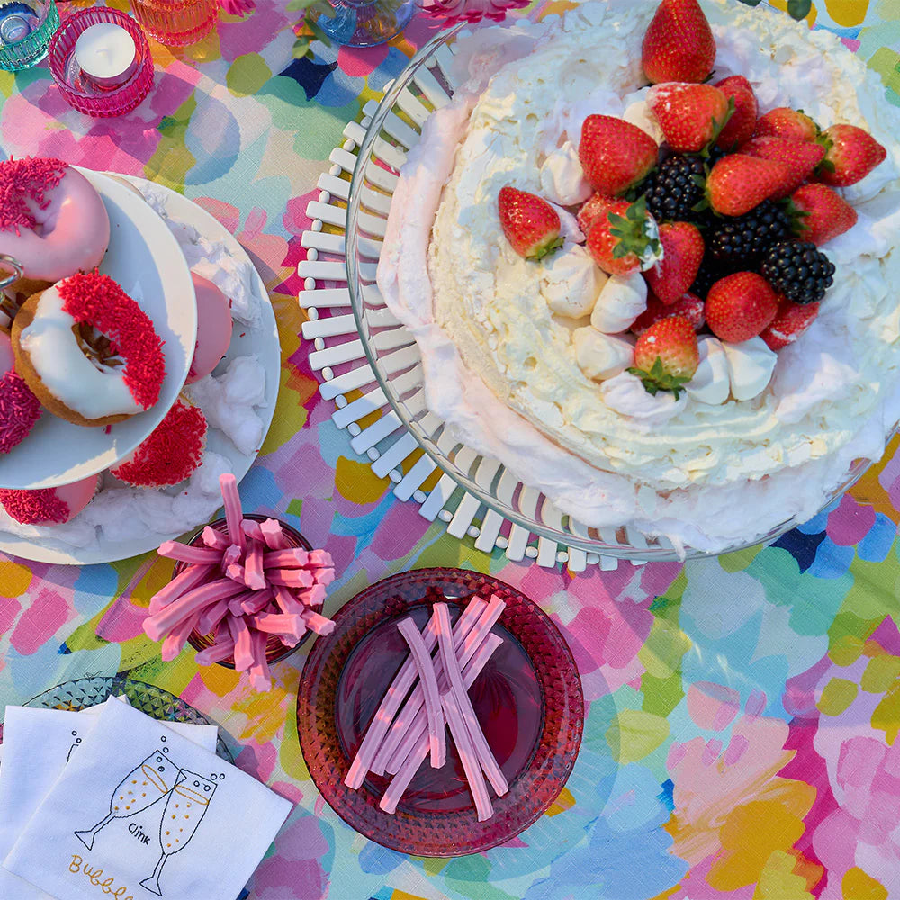 Round Tablecloth - Good Vibes