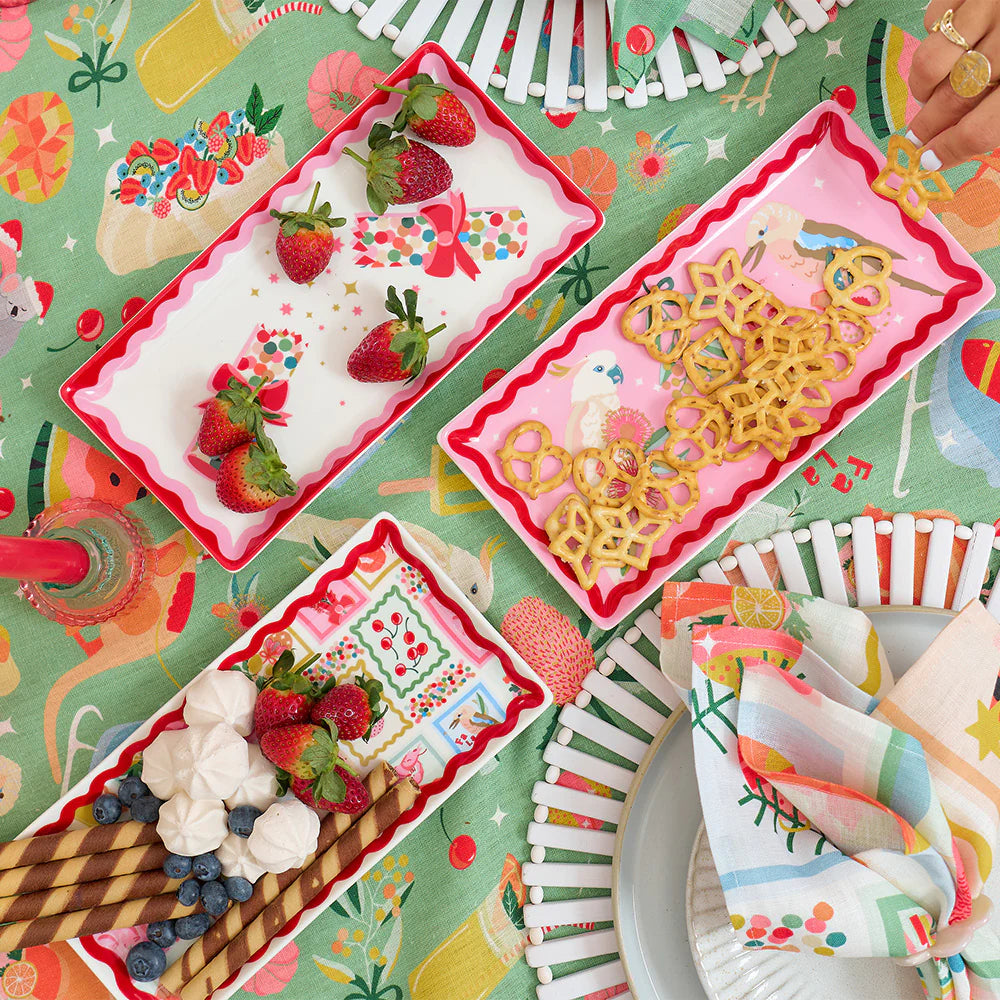 Confetti Bon Bon Plate - Rectangle