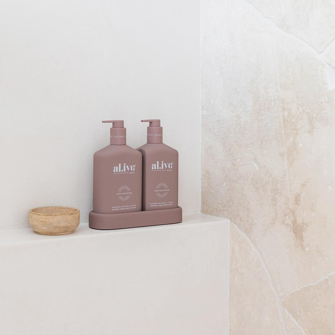 wash & lotion duo  raspberry blossom & juniper