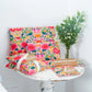 Cosmetic Bag - Linen - Flower Patch