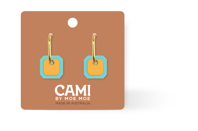 Cami Gem Bold Hoops