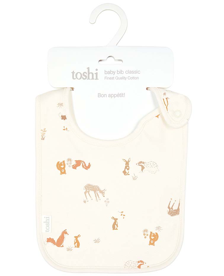 Baby Bib Classic Enchanted Forest Feather