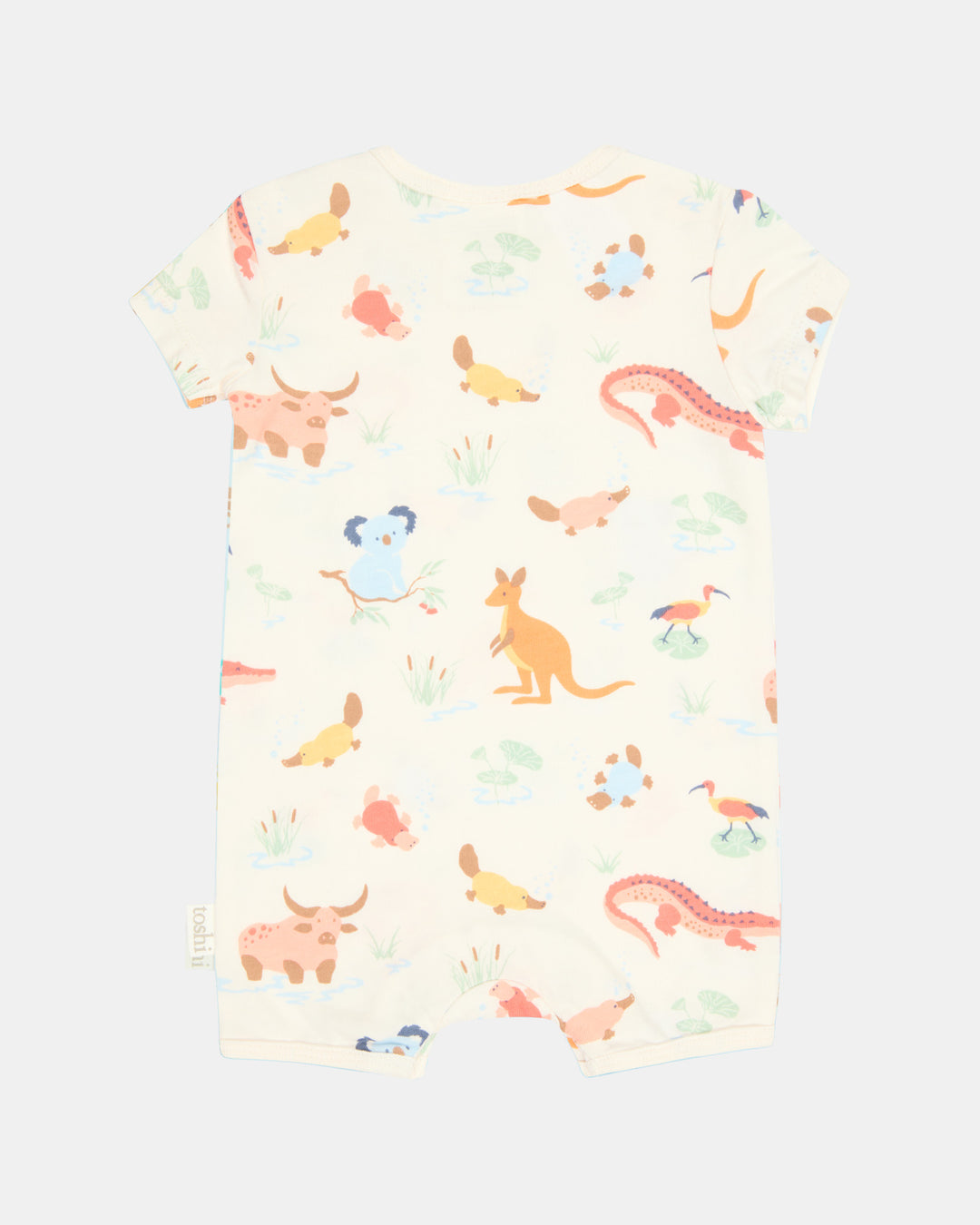 Onesie Short Sleeve Onesie Banjo - Kakadu Dawn