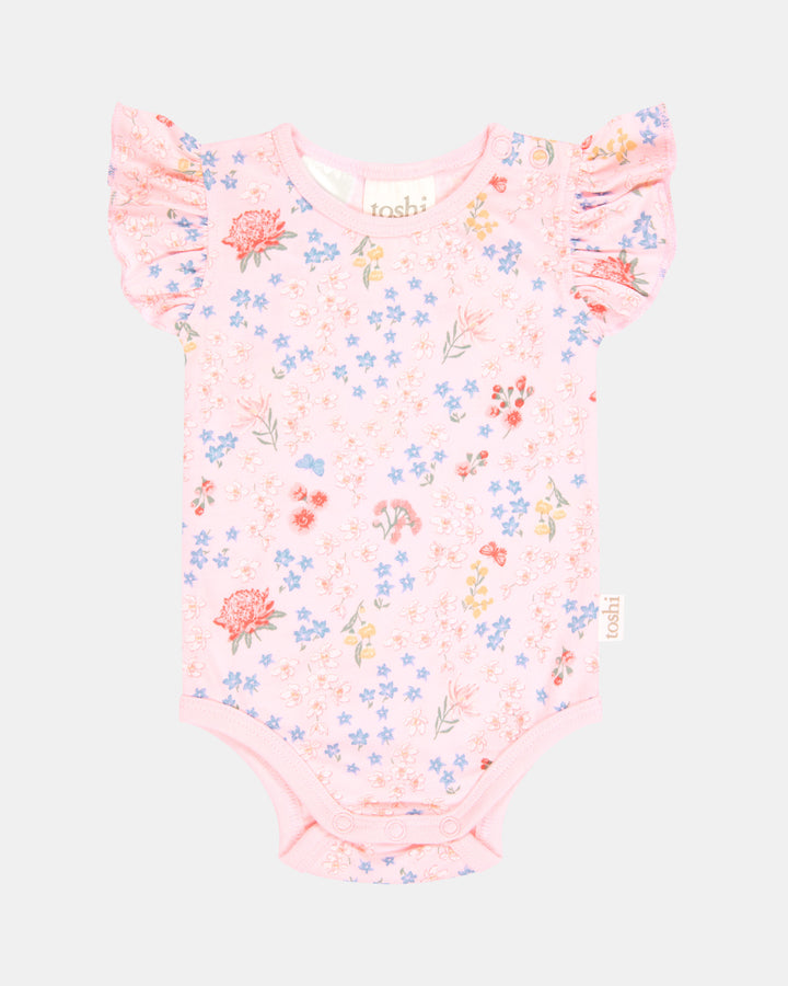 Onesie Short Sleeve Onesie Matilda - Acacia Blossom