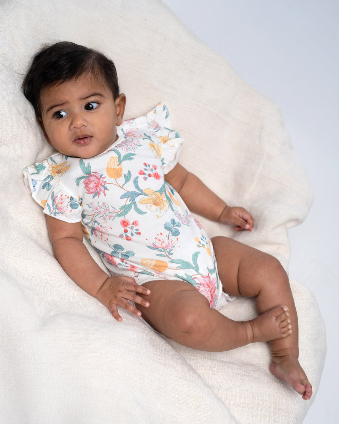 Onesie Short Sleeve Onesie Matilda - Waratah Dawn