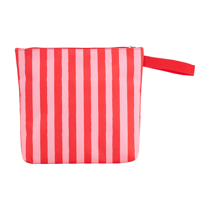 BEACH WET POUCH - RED STRIPE
