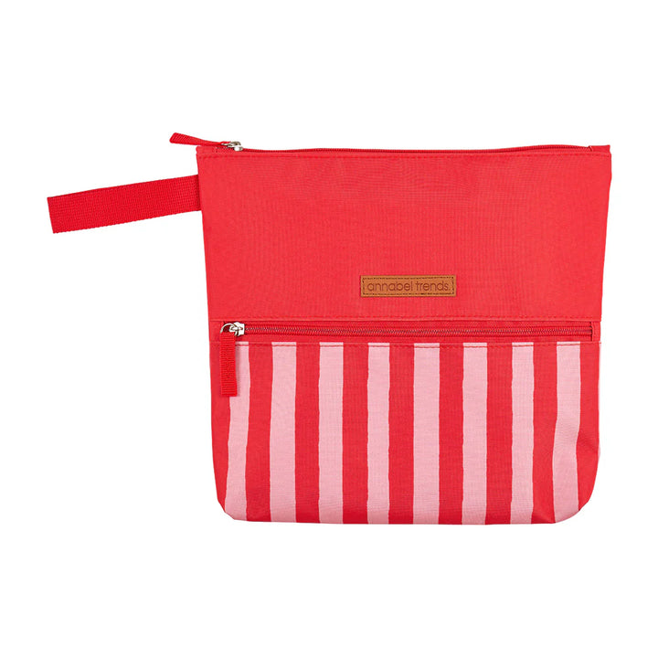 BEACH WET POUCH - RED STRIPE
