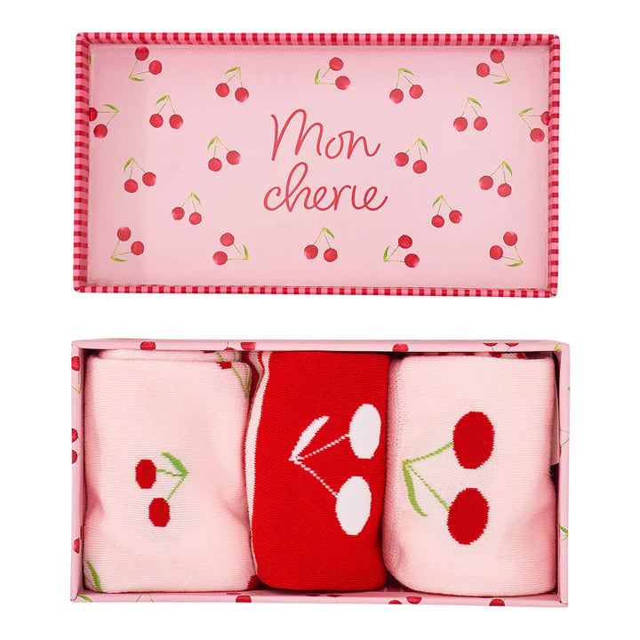 Cherry Socks 3 pack
