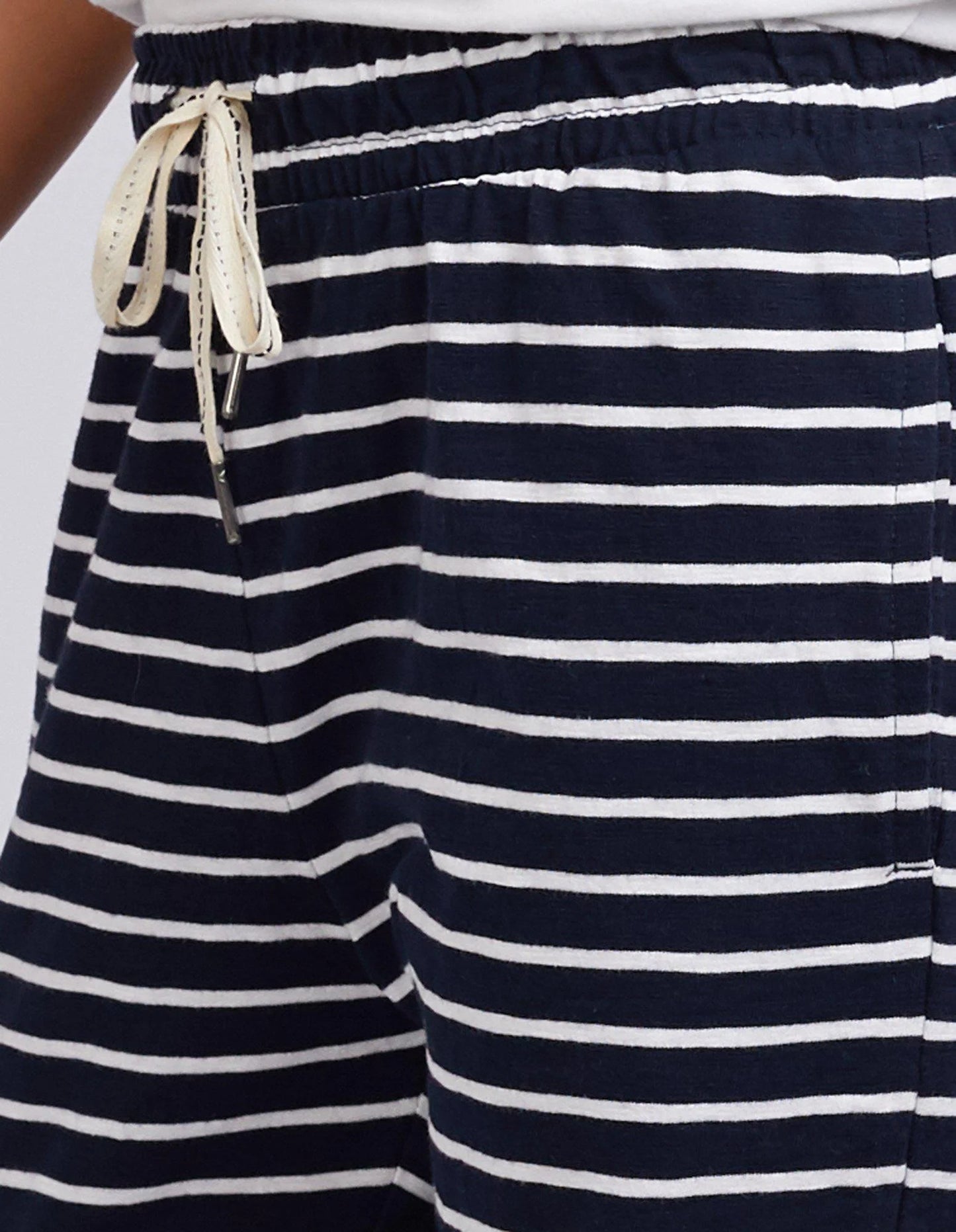 Navy and White Stripe Brunch Pant
