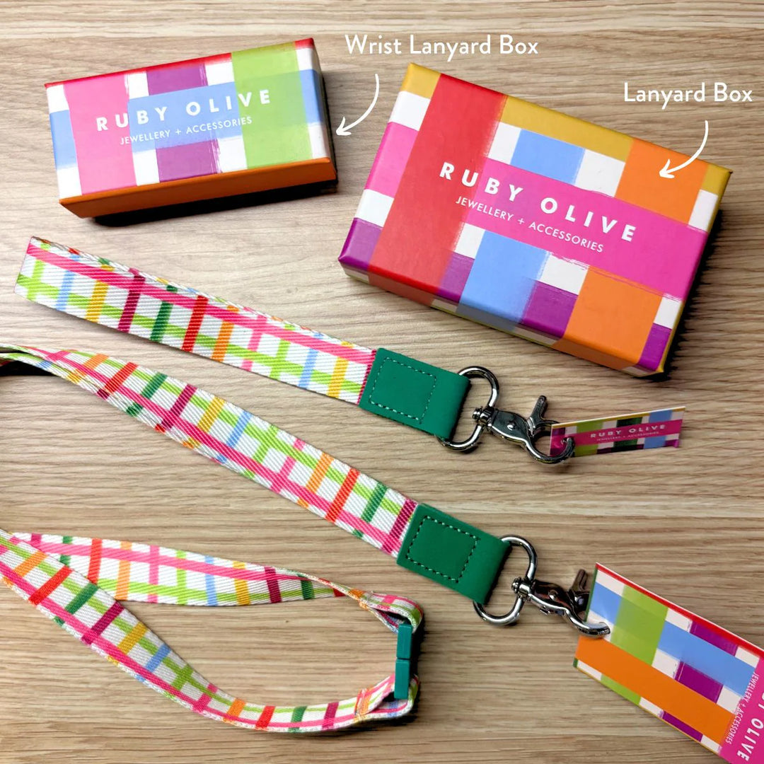 Ready or Not Striped Lanyard
