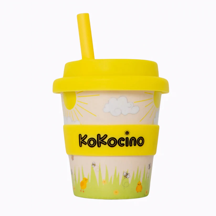 Chicky Morning Babyccino Cup + Straw & Pop-It Toy 120ml