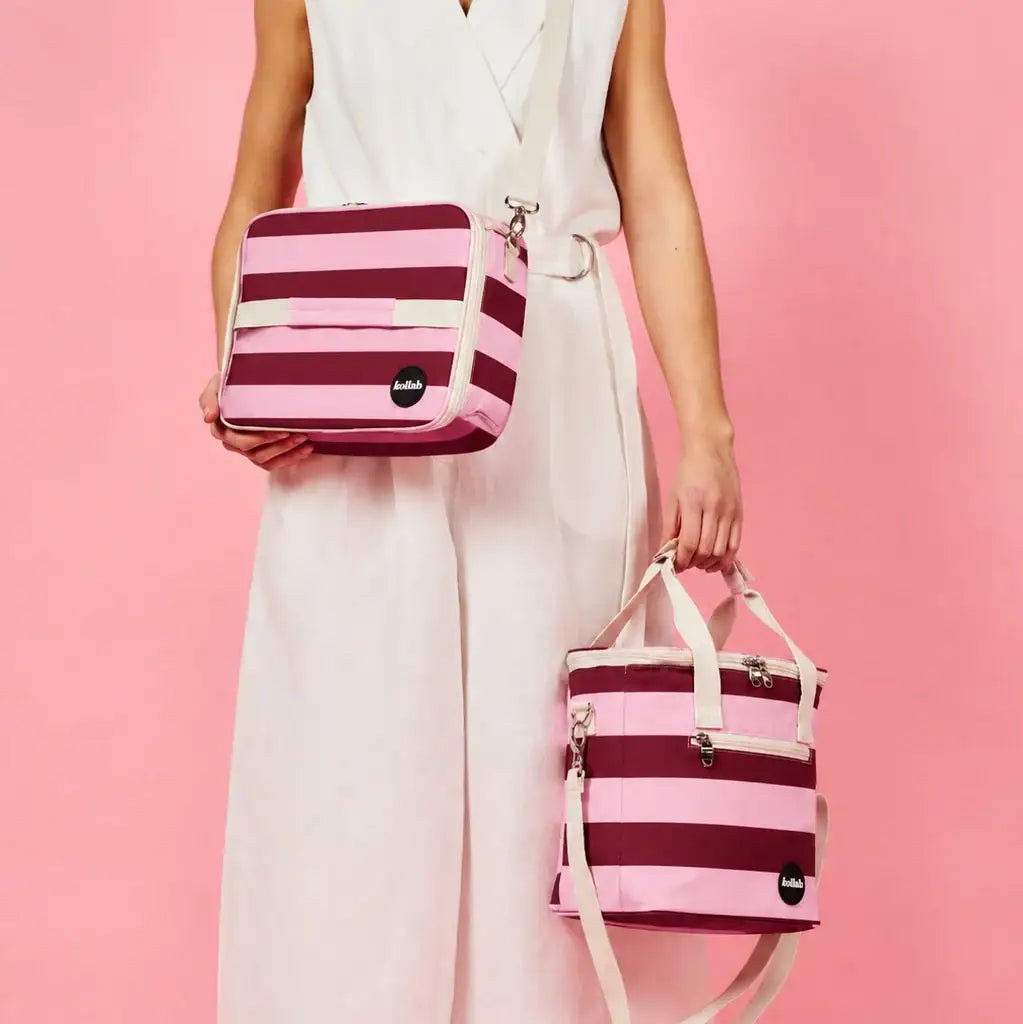 Mini Cooler Bag - Coco Stripe