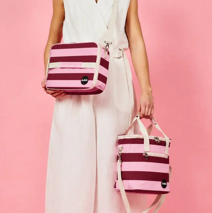 Mini Cooler Bag - Coco Stripe