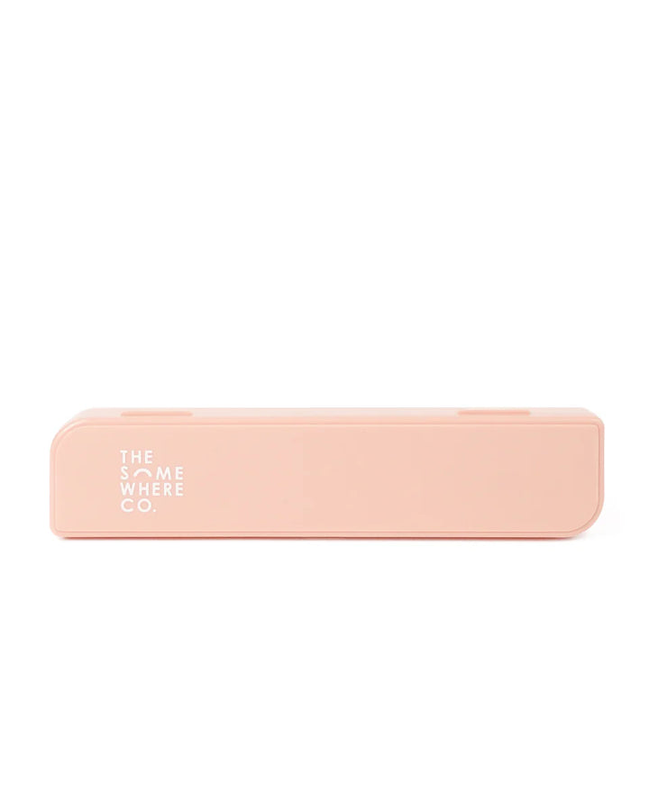 Take Me Away Cutlery Kit - Gold with  Blush Handle