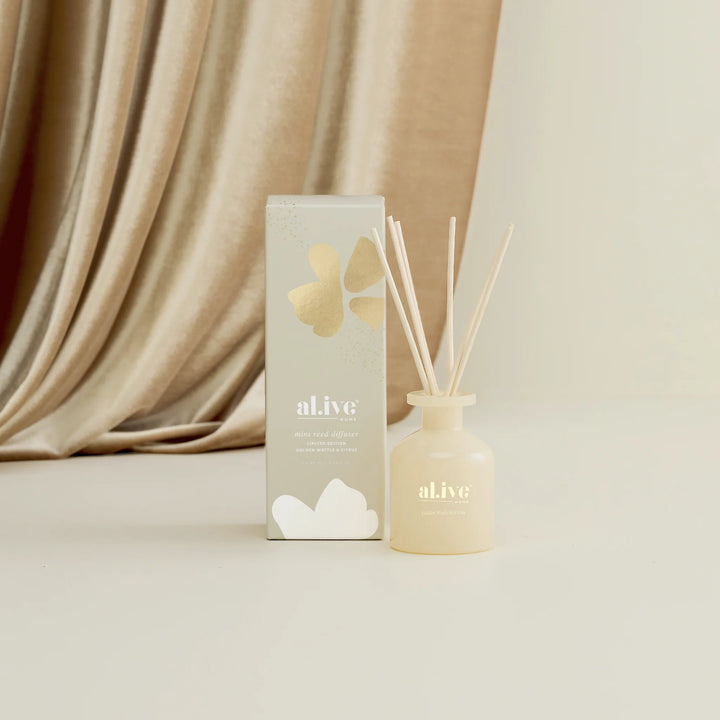 Mini Reed Diffuser - Golden Wattle & Citrus