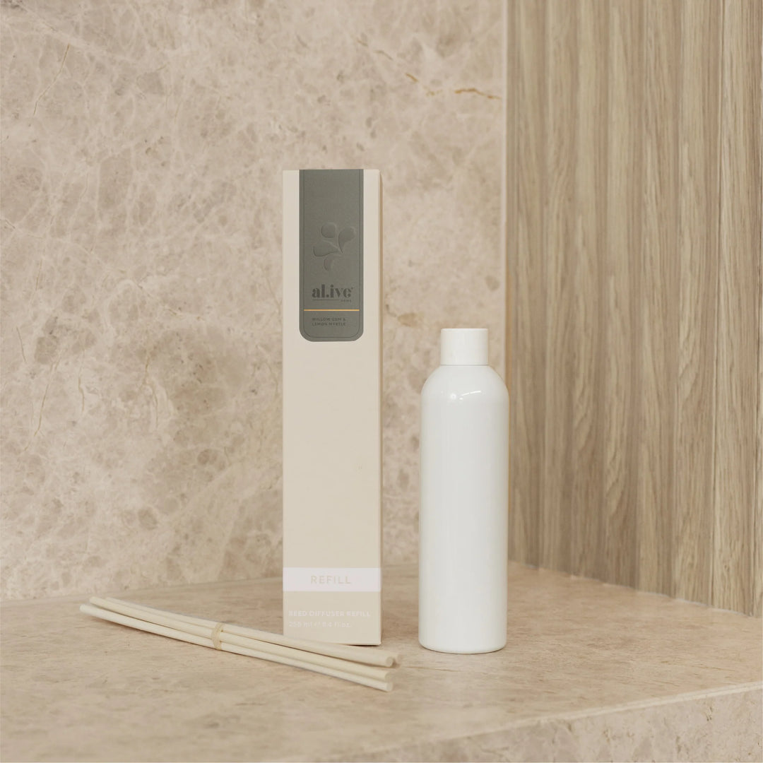 Reed Diffuser Refill - willow gum & lemon myrtle