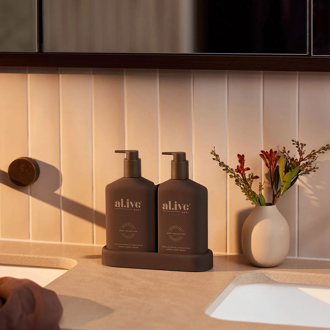 TRANSFORMATIVE WASH & LOTION DUO - VANILLA CREAM & TONKA BEAN