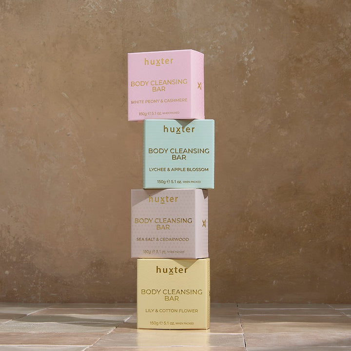 Body Cleansing Bar 150gm - Pink - White  Peony & Cashmere