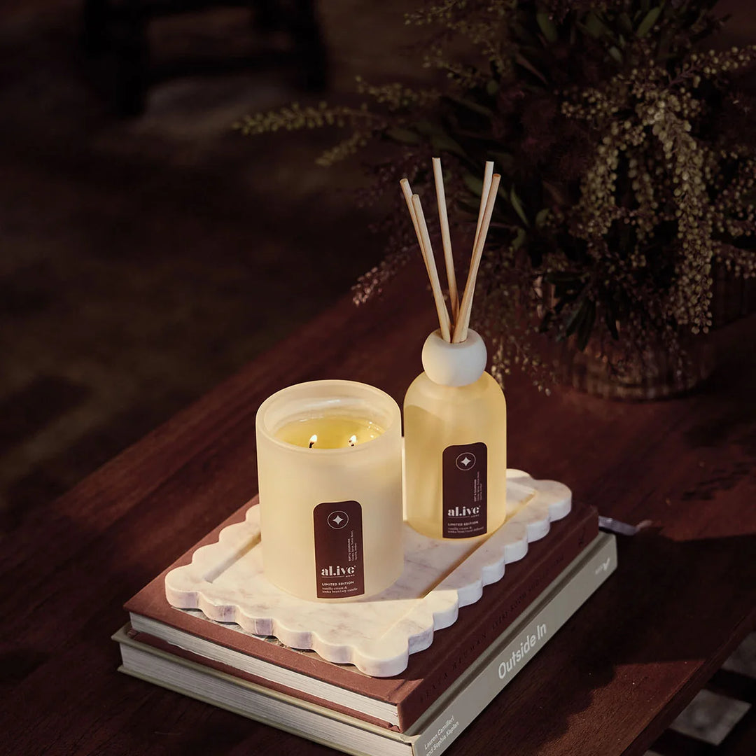 REED DIFFUSER - VANILLA CREAM AND TONKA BEAN