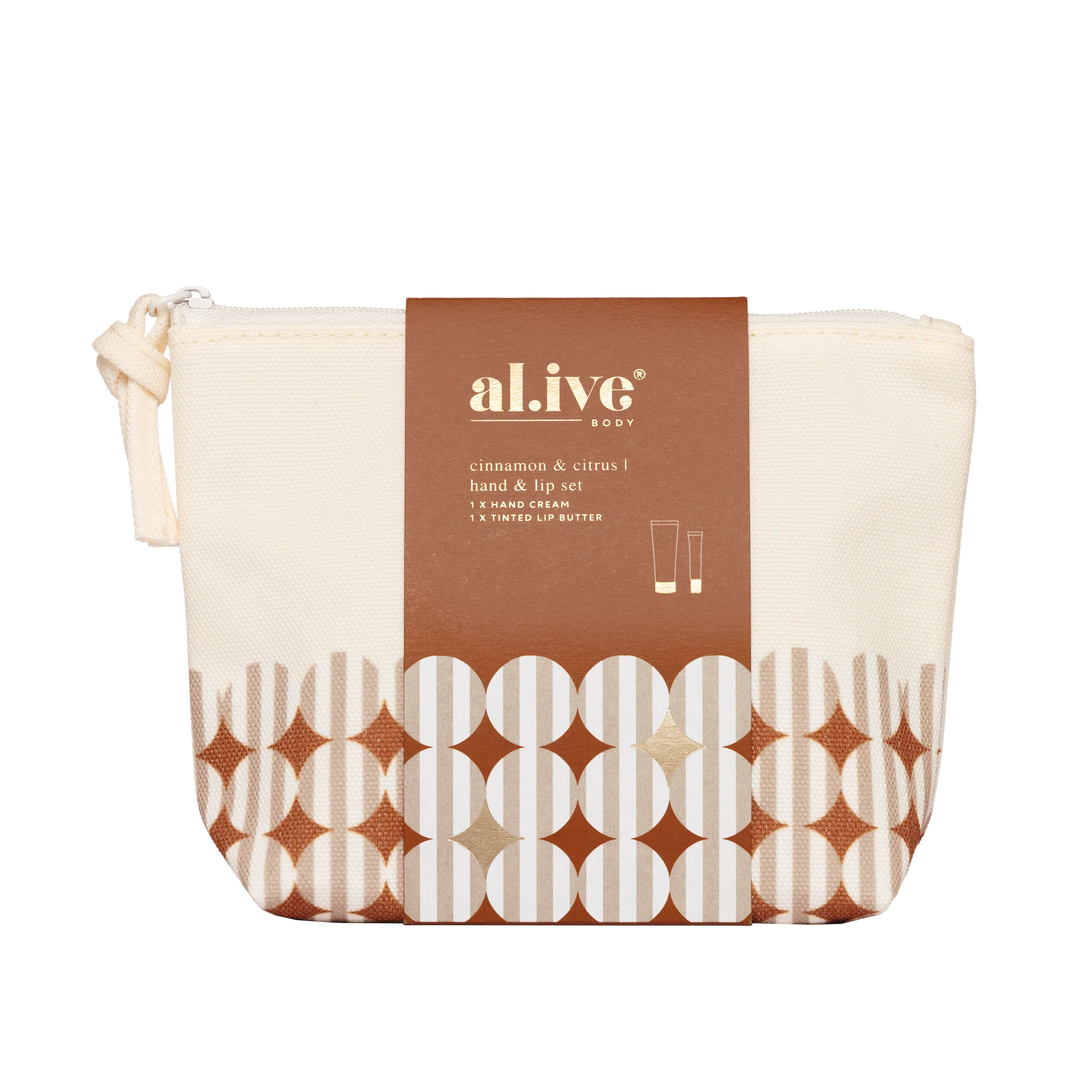 HAND & LIP SET - CINNAMON & CITRUS