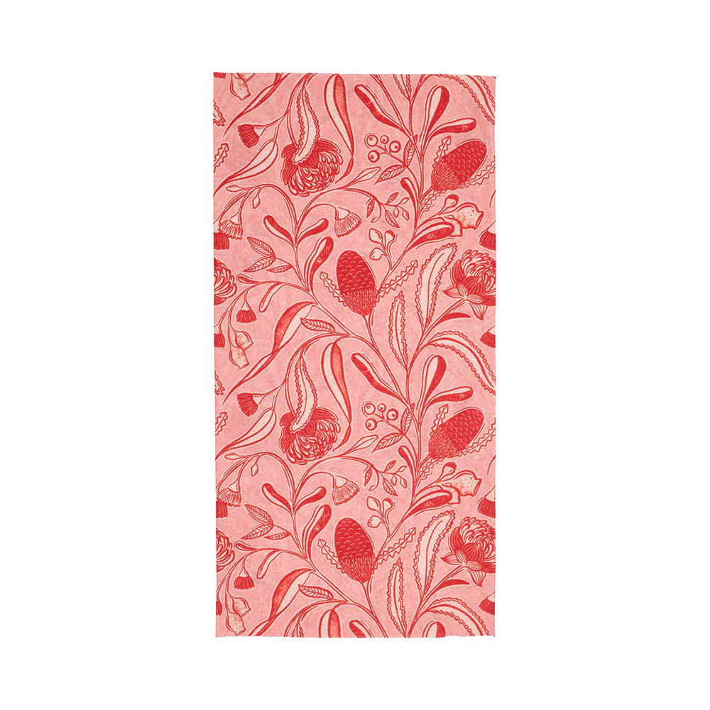 HAPPYWRAP - TRAILING NATIVES RED MS