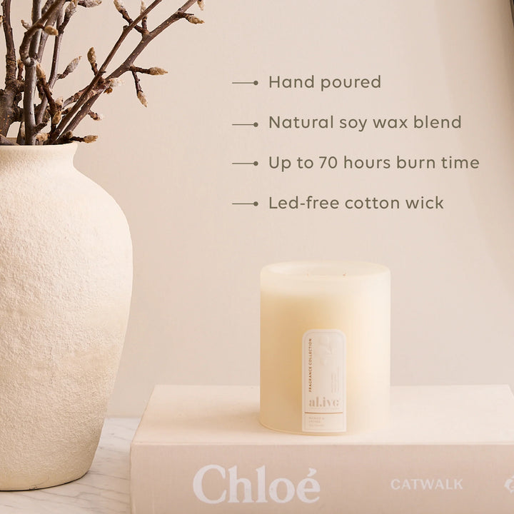 SOY CANDLE - SEA COTTON & COCONUT