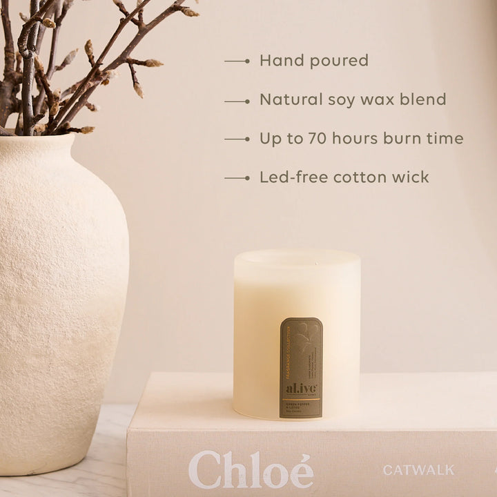 SOY CANDLE - GREEN PEPPER & LOTUS